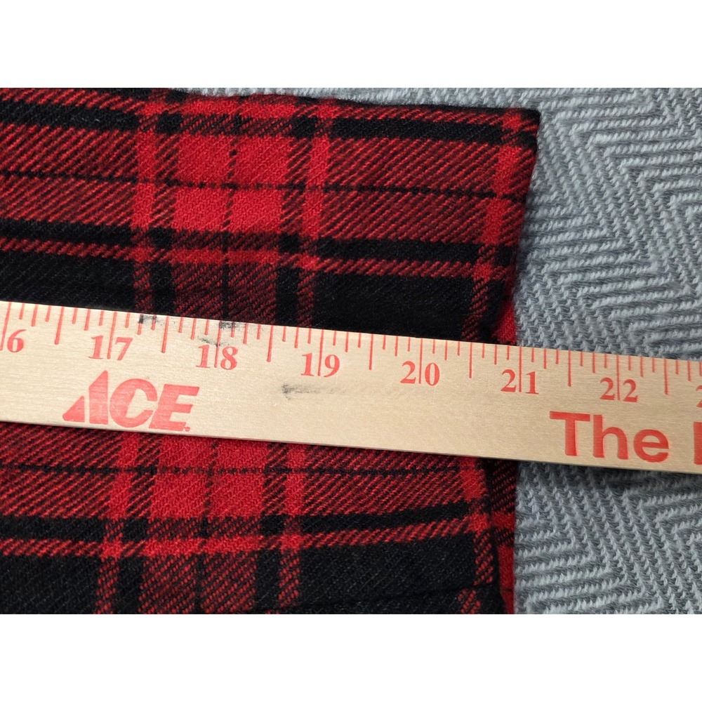 Vintage MG Red Black Plaid Oversized Double Breasted Blazer Jacket Size‎ 11 L - Picture 6 of 10